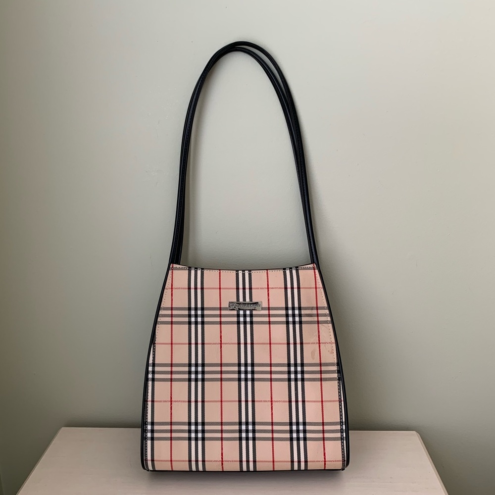 Burberry Vintage Nova Check Shoulder Tote